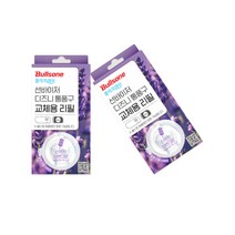 불스원 폴라패밀리 선바이저 방향제 리필 산뜻한 라벤더향 간편한설치 클립형방향제, 1개