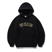 JEMUT 코드 오버핏 기모 후드 블랙 OYHD2378 Code Overfit Napping Hood Black