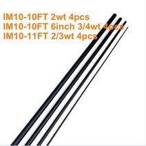 바다낚시대 민물낚시대 카본 FLY 낚싯대 빈 수리 DIY NooNRoo 빌딩 IM10 10FT 2wt 10396 quot 3 4wt 11FT 2 3wt, matte Black 색상+10ft 6inch 34wt