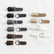 자투리 2쌍캐스카 밍크걸고리 밍크단추 택1, 2쌍캐스카 밍크걸고리 밍크단추 그레이