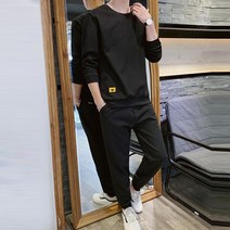 남성 트레이닝복 셋트 면추리닝 캐주얼 동네 데이트룩