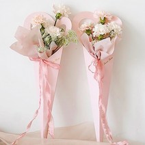 (주)아트인 펀칭 하트 꽃 포장지(5개), 화이트