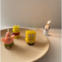 쁘아 생일초 파티초 캐릭터초 모음 토토로 뚱이 스펀지밥, 락쿠마베이지