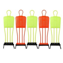 인조 천연 잔디 축구장 축구 훈련 프리킥 벽 장애물, 컬러 풍선 인간의 벽 세트 (5)