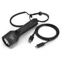 씨포 C4 드라코 충전식 손전등, 350 Lumens Black