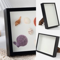 3D 입체 관액자(A4) (블랙) 작품액자 메탈액자 액자표구