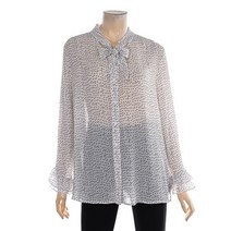 레노마레이디 NC02 도트리본블라우스 CX12BL020