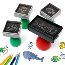 [펠트대장]바닷속 스탬프(14종 유성잉크), 13.해초