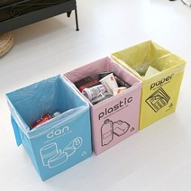 올리오 대용량 대형 재활용 분리수거함 휴지통 쓰레기통 비닐봉투 80L (75x90cm) 100매, 본상품, 80000ml