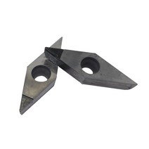저렴한 Vcgt110302 선반 도구에 대 한 2 pcs cnc pcd 다이아몬드 삽입 내부 터 닝 커터에 카바 이드, 한개옵션0