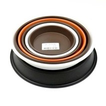 특대형 기본 밤색 화분받침대 12호 37cm pe 애완식물, 옹기색(진갈색-밤색)