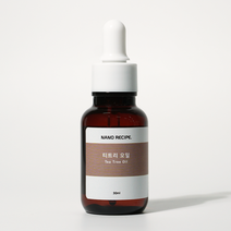 나노레시피 티트리 오일 원액 100% 10ml 30ml 스팟 토너 앰플 마스크 팩 효능, 티트리 오일 10ml