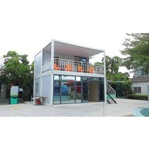 조립식주택 이동식 모듈러 농막 맞춤형 고급 빌라 침실 3개 43 sqm 모듈식 생활 컨테이너 하우스 사무실 카페, 강철