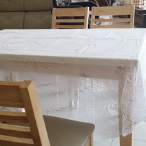 [식탁보] 3가지 사이즈 내츄럴식탁보 식탁보 레이스식탁보 테이블매트 테이블보 레이스테이블보 예쁜식탁보, DECO-소
