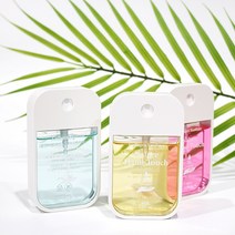 퍼퓸 클린미스트 휴대용 손소독제 스프레이 3가지향, 40ml, 1세트