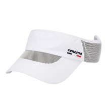 [레노마골프]남성 메쉬 패치 썬캡 모자 RMACI1802-100, 000, WHITE