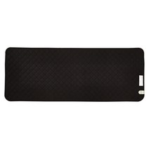 탄소매트 전자파없는 전기매트 캠핑 전기장판 온열매트 거실 전기요 전기담요 매트장판 카페트매트 침대 발열매트 장판매트 EMF 탄소 극세사 블랙 70X180