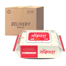 카네이션 물티슈 캡형 80매, 20팩