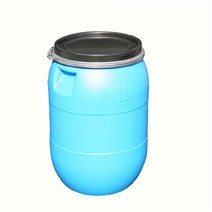플라스틱 드럼통 60L 김치통 곡물보관 젓갈통 발효용기 효소통 비료통 쌀보관 멍게통