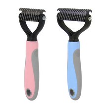 파인딩몰 모찌빗 강아지 고양이 털갈이 엉킨털 죽은털 제거 장모 단모 브러쉬 빗, 소형(핑크), 1개