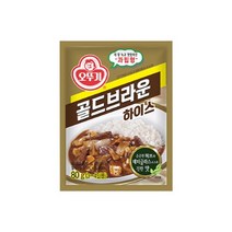 오뚜기 골드브라운 하이스, 80g, 5개