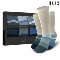 [AK수원점][닥스양말] 신사3족세트 스니커즈 오색링글 20823