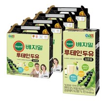 정식품 든든한 베지밀 루테인 두유 어린이 청소년 부모님 단백질 보충 식단 190mlx64팩, 18세트