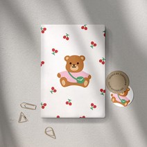 아트박스/컨티뉴 Cherry Tiny conteenew 레더커버 노트 다이어리 일기장, 무지노트