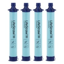 라이프스트로우 캠핑 아웃도어 필터 휴대용 정수기 4팩 / Lifestraw Personal Water Filter 4-pack