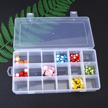 투명 칸막이 파티션 부품 소품 수납 정리 케이스 18칸