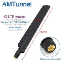 3g lte 인터넷 모뎀4G 안테나 WiFi 10dBi SMA male 화웨이 B315 라우터 모뎀, 한개옵션0