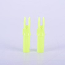 다트 룰렛판 기계 전자 양궁 화살 Nocks 사냥 활 꼬리 액세서리 6.2mm/0.24 인치 플라스틱 삽입 컴파운드, 02 Yellow