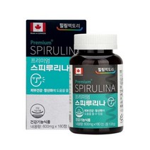 캐나다 스피루리나 정 분말 가루 식물성 단백질 엽록소 피코시아닌 항산화 피부 영양제 스피룰리나 스피루니나 스피리루나 Spirulina, 180정x1개