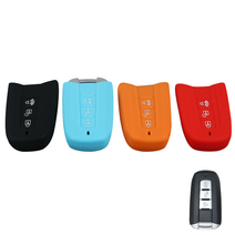 리미트 쌍용 3버튼 차키 실리콘 젤리 케이스 렉스턴W 코란도C 코란도 투리스모, red