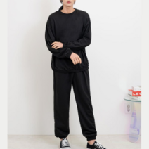 TOP_W379 남자 가을 맨투맨티 밴딩조거바지한벌 네츄럴룩