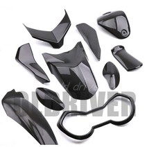 야마하 엑스맥스 XMAX300 탄소섬유 카본 리어 윙 센터 카울 커버 리얼카본, B, 1개