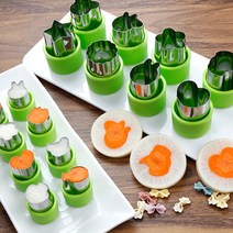 페타리지 야채모양틀 쿠키틀 베이킹 도시락만들기, 12P