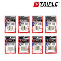 낚시채비 부식방지 니켈 스틱싱커(다운샷 프리리그), 3/84개