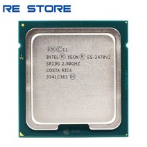 인텔 제온 E5 2470v2 v2 24GHz 10 코어 스물 스레드 CPU 프로세서 25M 95W LGA 1356, 한개옵션0