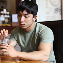 레그데이 남자 머슬핏 반팔 슬림핏 짐웨어 심플 무지 머슬핏 반팔 티셔츠 6color