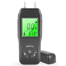 함수율 측정기 수분 목재 습도 시험기 습도계 댐프 감지기 나무 밀도 디지털 테스터 대형 디스플레이, 블랙