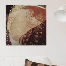 [아도라하우스] 캔버스액자 명화 클림트 다나에 C타입 25x40cm, 선택:명화 클림트 다나에 C타입 25x40cm