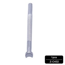 가죽 인쇄 도구 합금 조각 공예 펀치 스탬프 조각 인쇄 diy 금속 작업 1pcs, 1 pcs C432