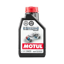 모튤 하이브리드 0W20 엔진오일 가솔린 휘발유 합성유 교환 1L, 2개, 1000ml