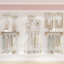 골드벽행거모음, 골드선반벽행거100cm