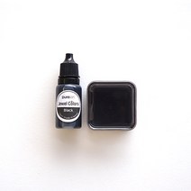 레진공예 레진조색제 (투명) 24색 10ml 단품, 블랙 10ml