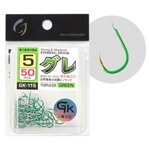금호 벵에돔 낚시바늘(그린), 5호