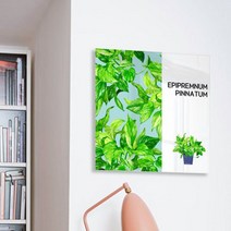 [천삼백케이] [꾸밈] tc440-아크릴액자화분세밀화