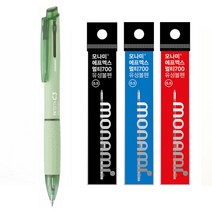 [마치]모나미 FX 제타 C3 리필심(검정 빨강 파랑)셋트, 그린0.5mm