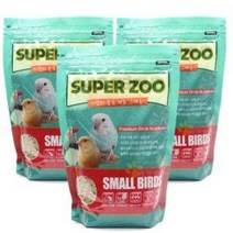 수퍼주 프리미엄 소형새 새모이 600g x3 잉꼬 핀치류